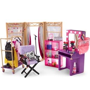 American girl Kavi backstage